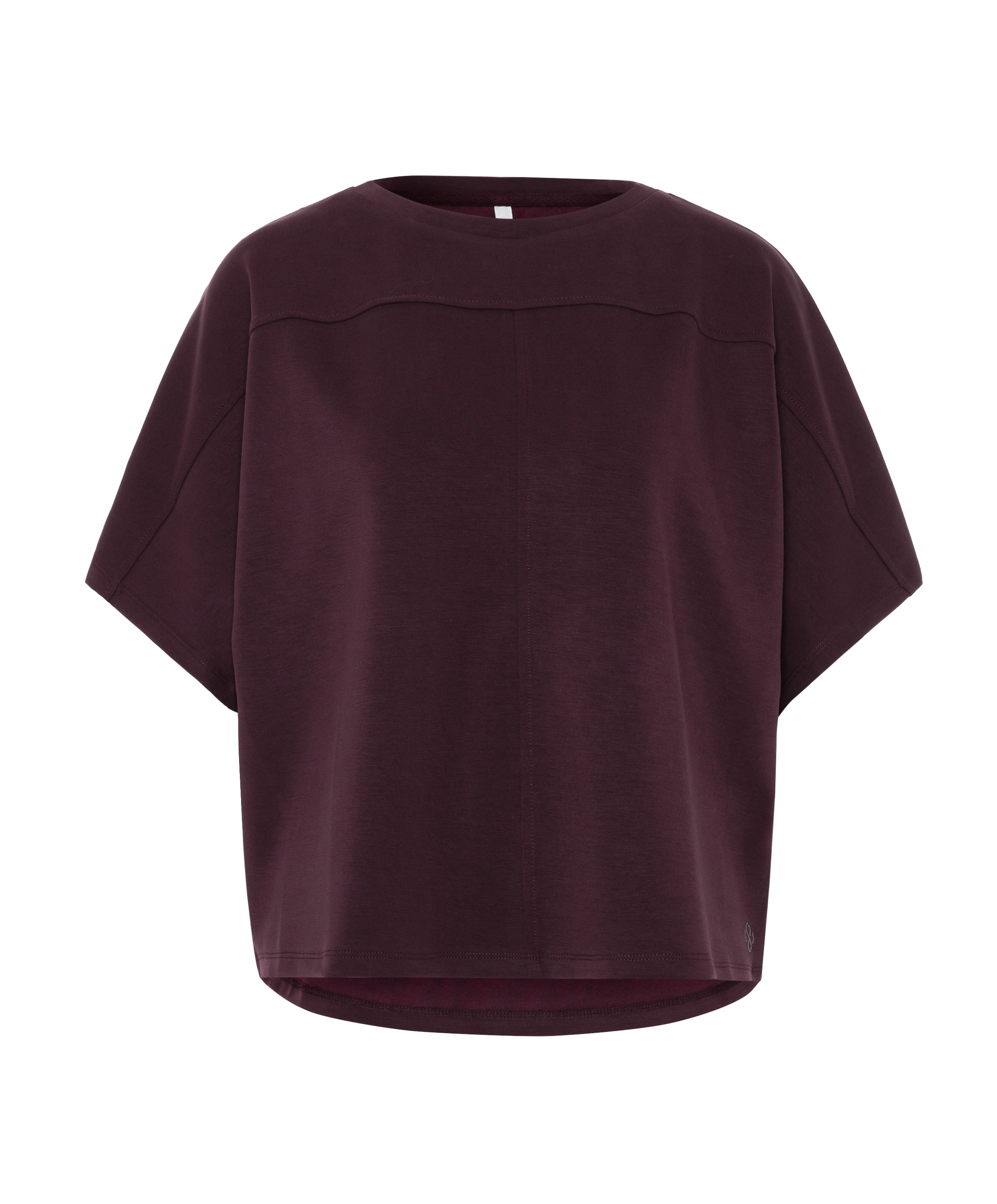 Dames T-shirt bordeaux