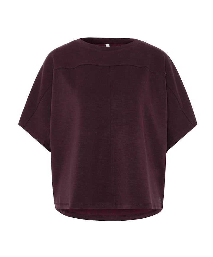 Dames T-shirt bordeaux