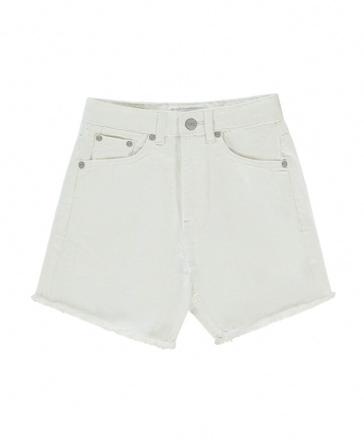 Kids SAAR Short Bleached Use korte broek wit