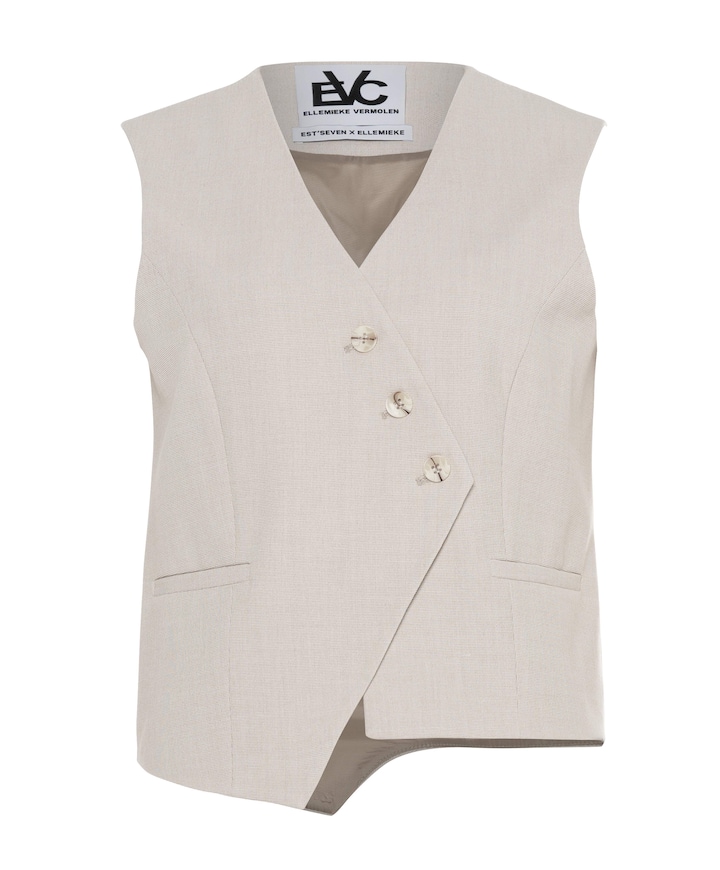 Gilet ecru