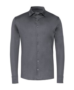 Overhemd lange mouw grijs