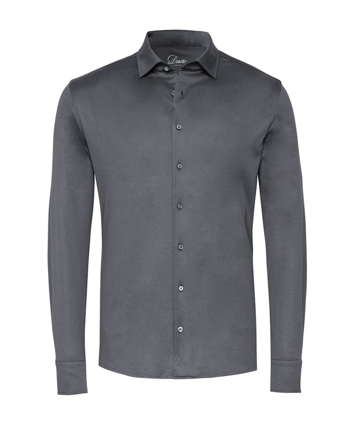 Overhemd lange mouw grijs