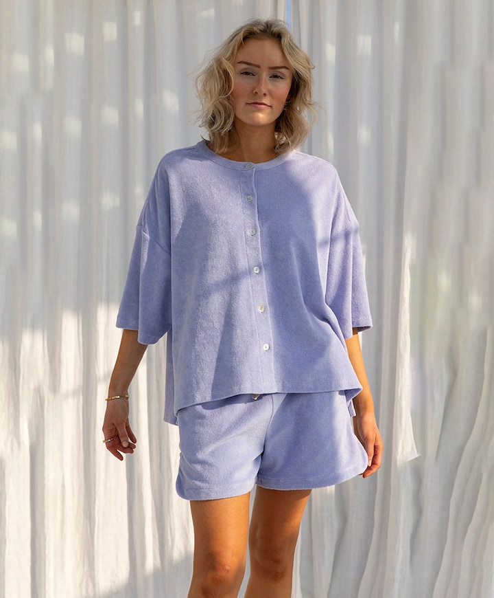 Naram Gym Shorts dames short paars