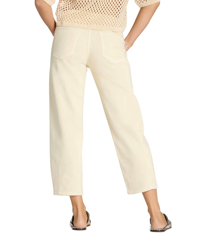 Elin dames jeans geel