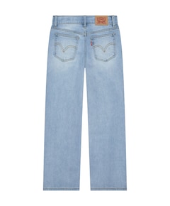 Wide leg jeans meisjes jeans blauw