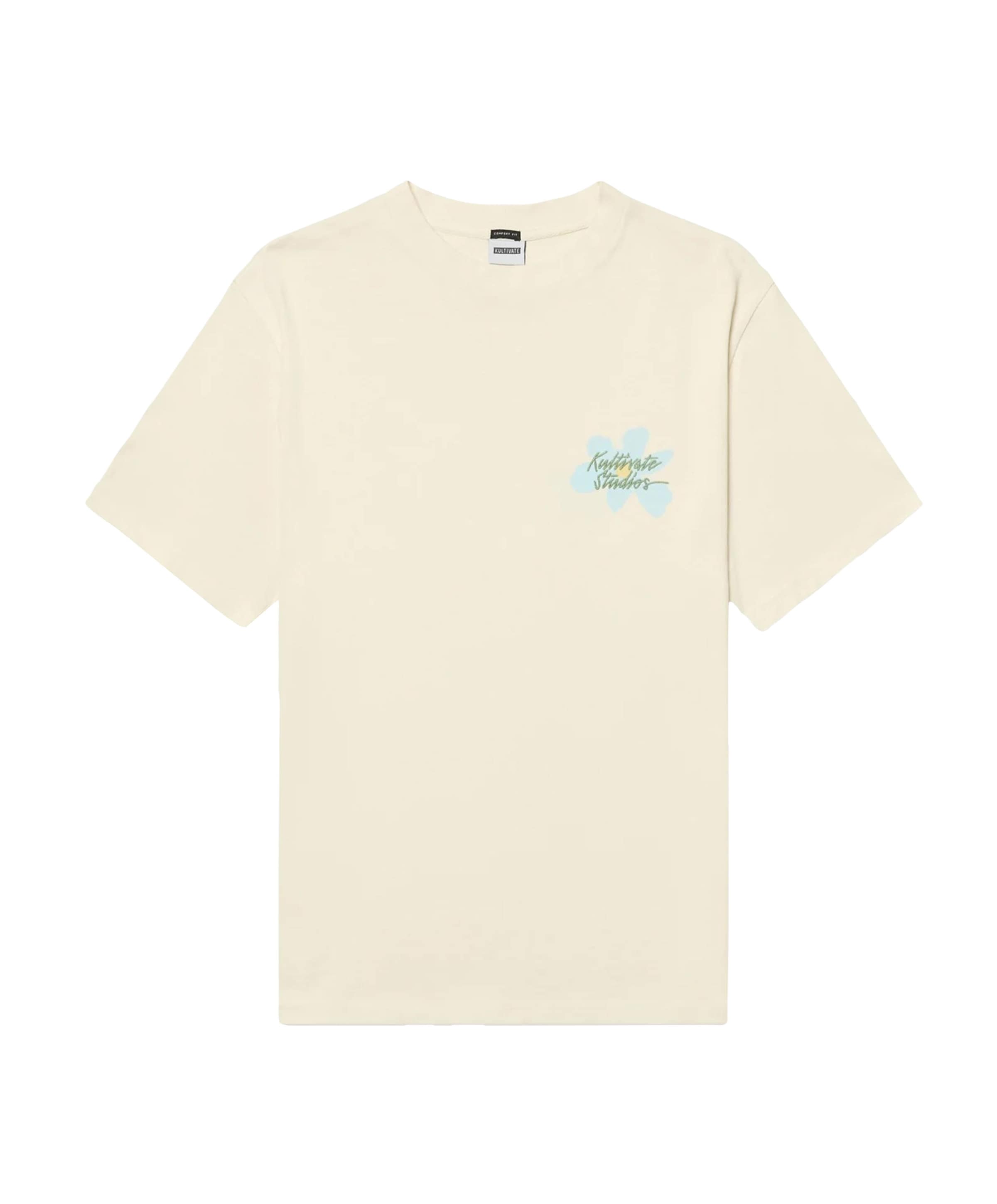 Heren T-shirt ecru