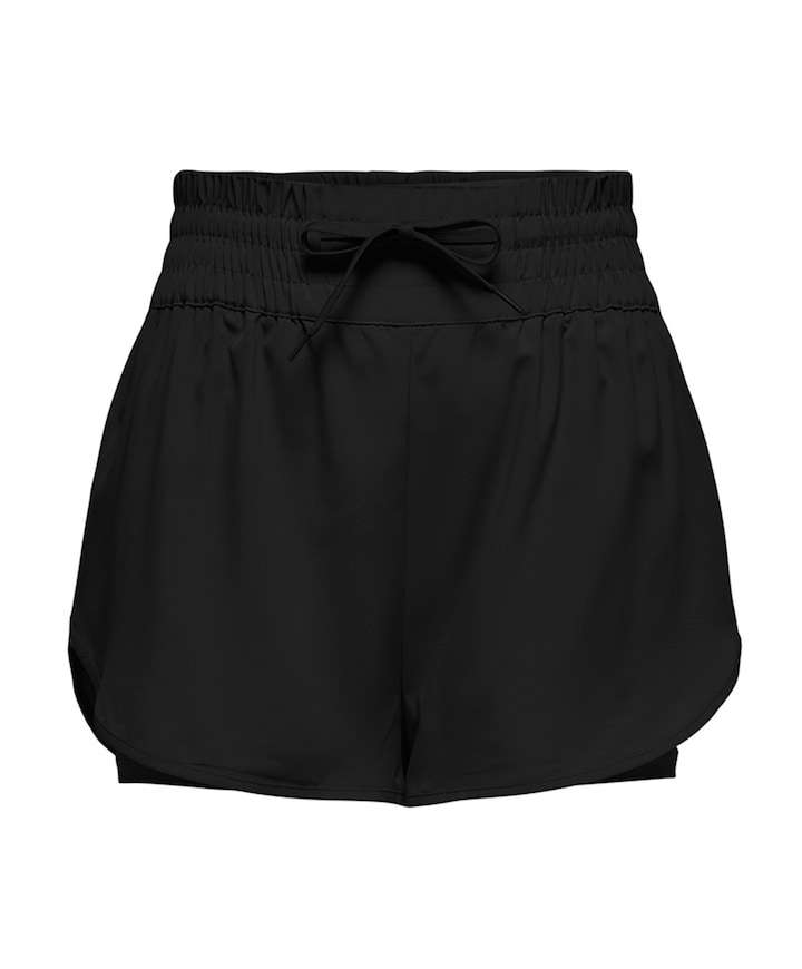 ONPMARA LIFE HW LOOSE DB SHORTS dames shorts zwart