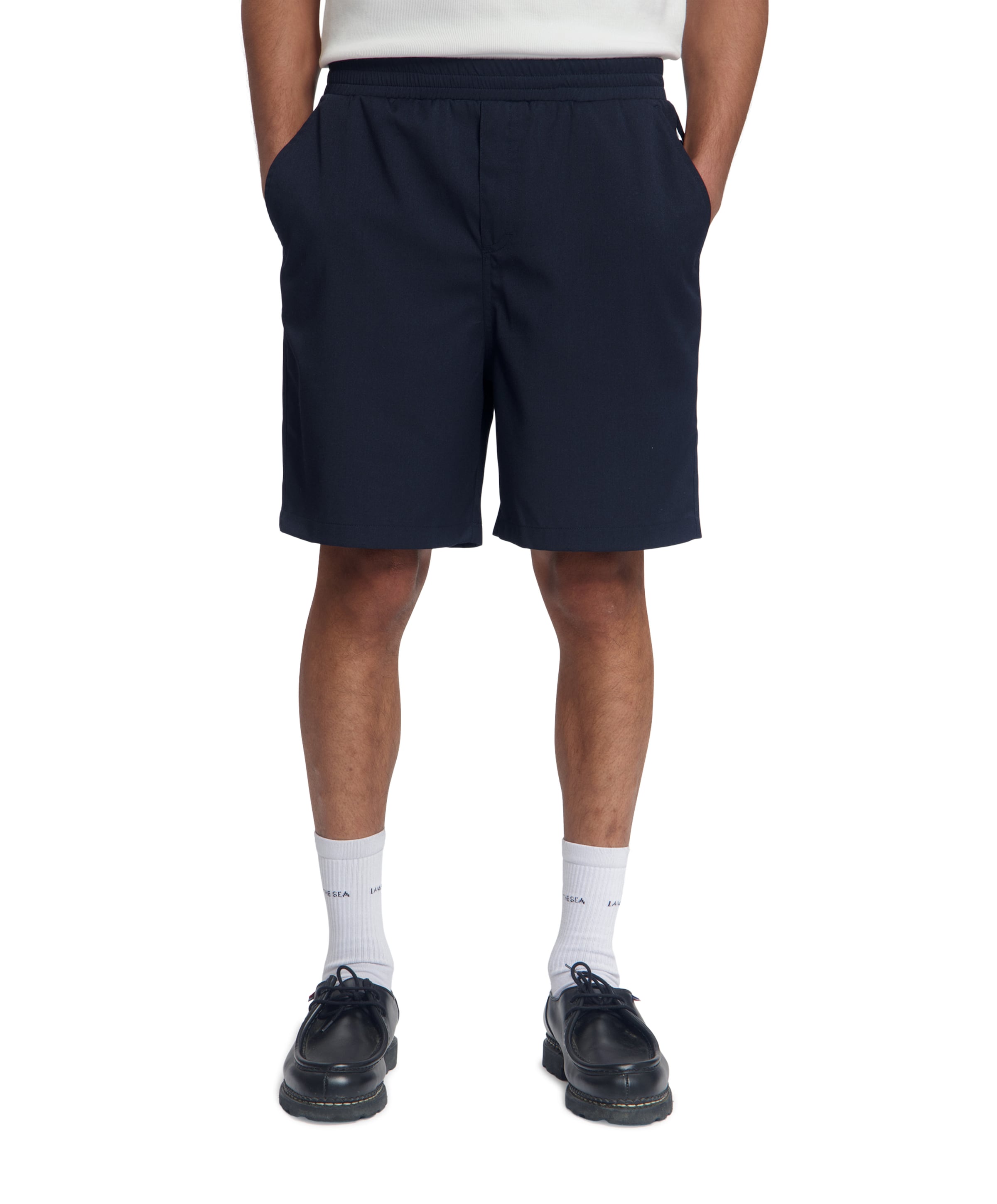 STAR MELANGE SHORTS heren korte broek blauw