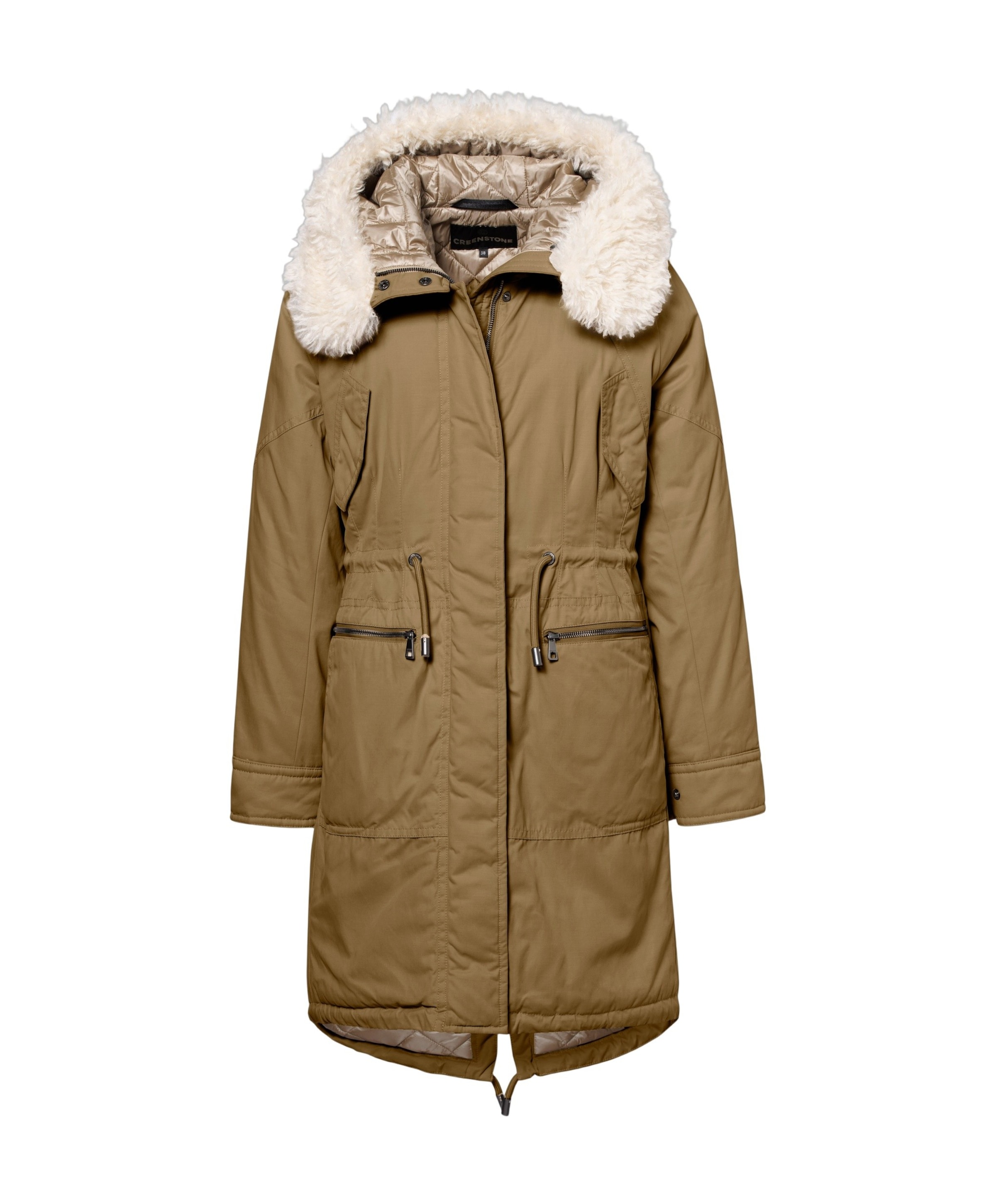 Dames jas beige