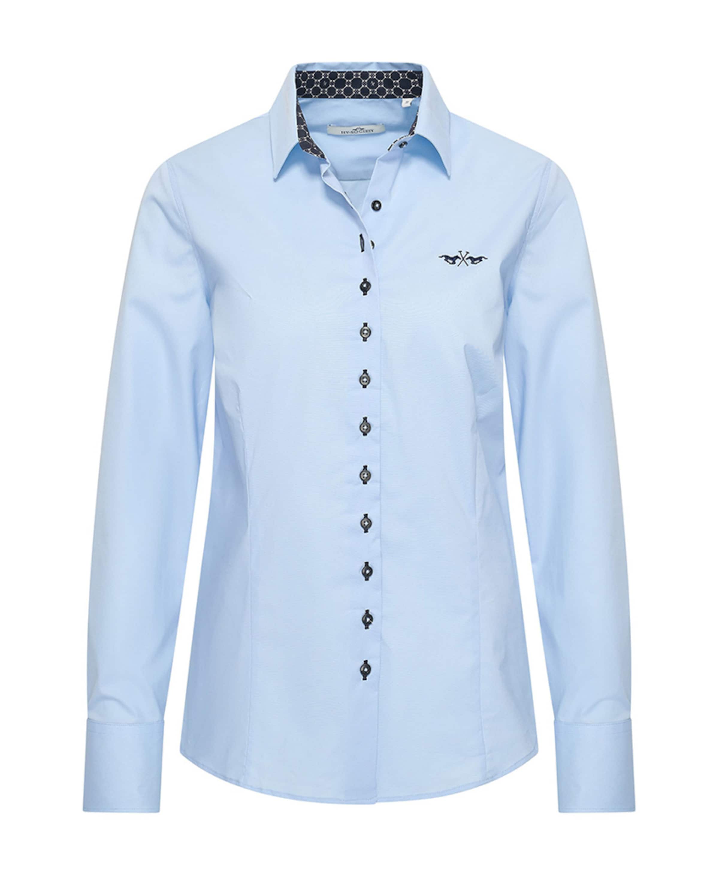 Dames blouse blauw
