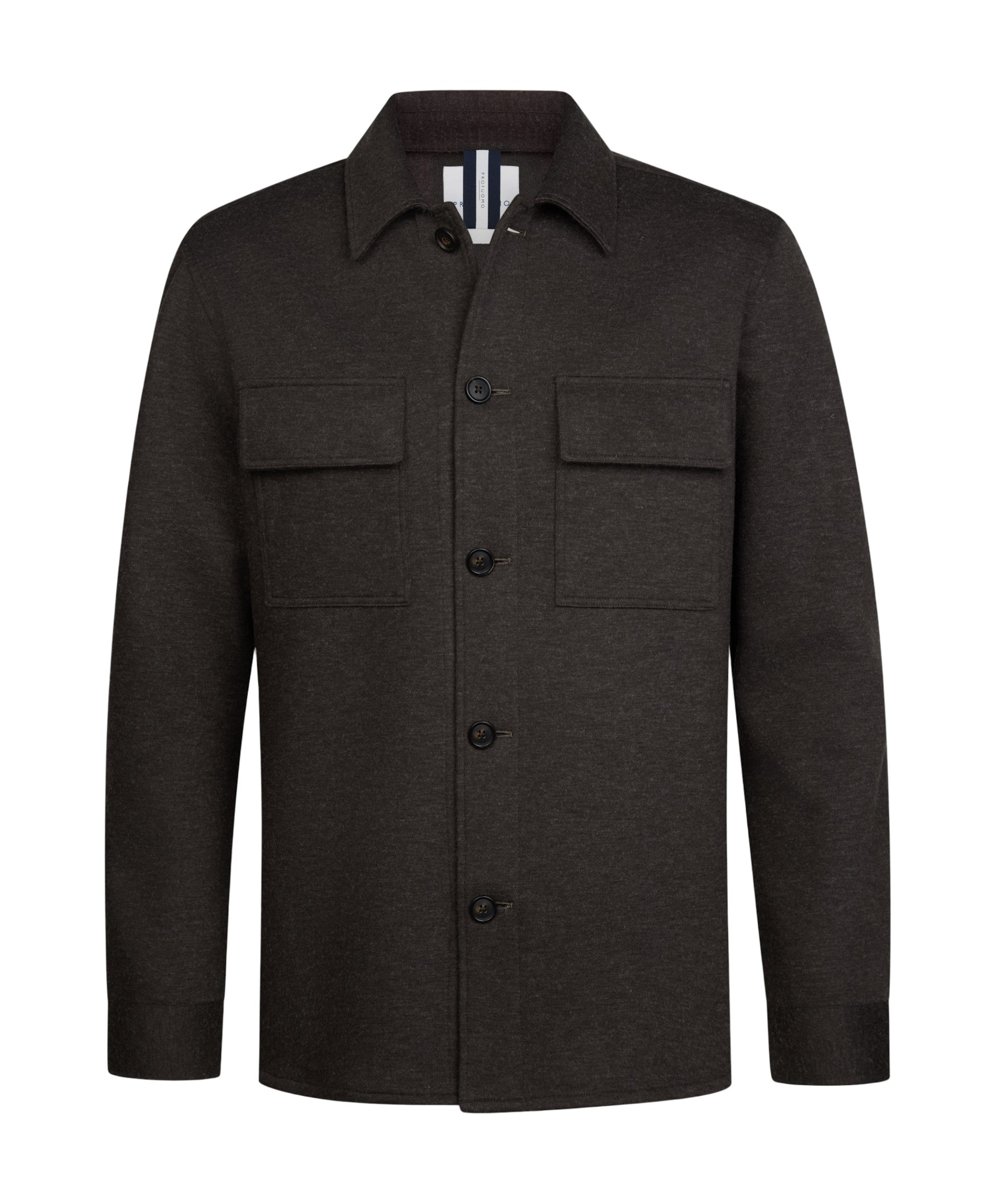 Heren overshirt bruin
