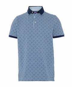 Heren polo blauw