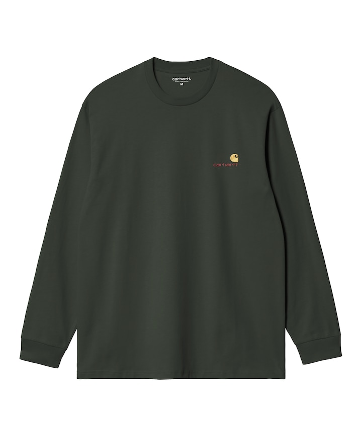 Heren longsleeve groen