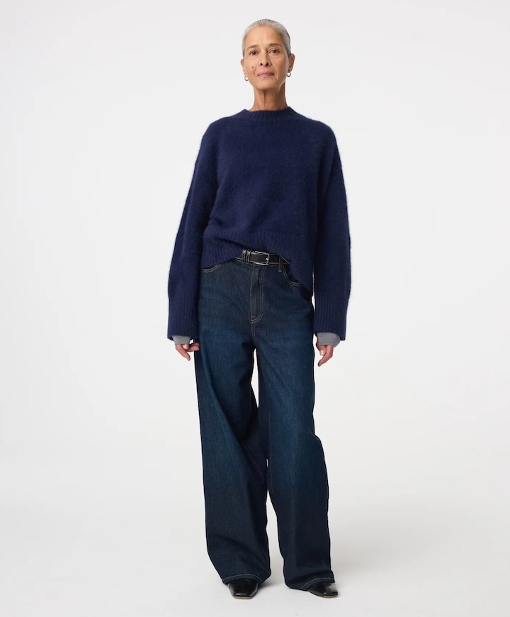 Dames trui blauw