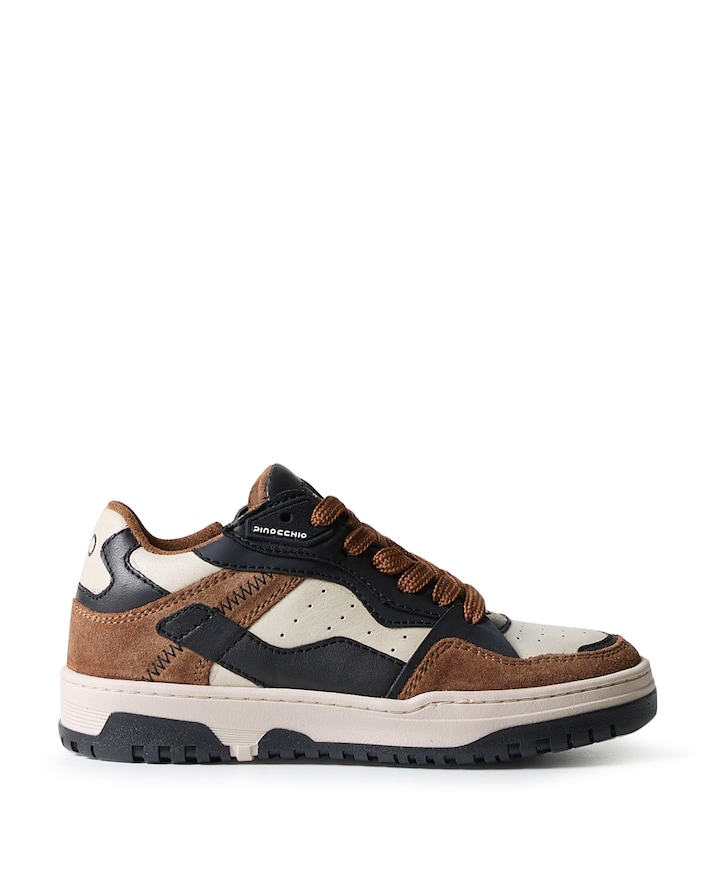 jongens sneakers bruin
