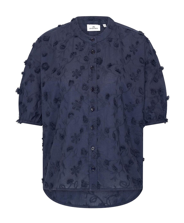 Dames blouse blauw