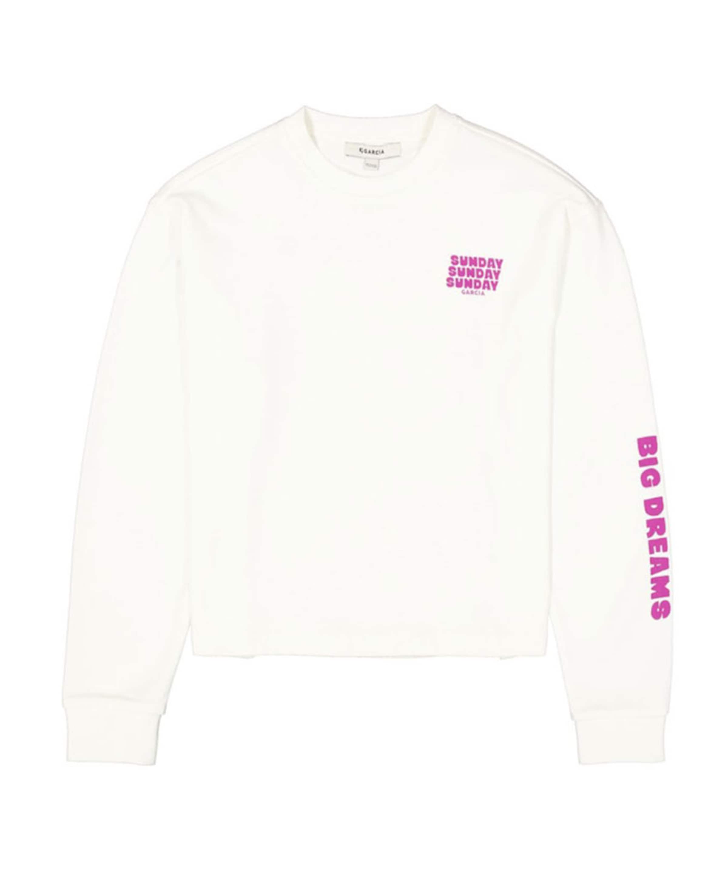 Meisjes longsleeve ecru