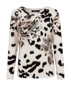 Dames longsleeve beige