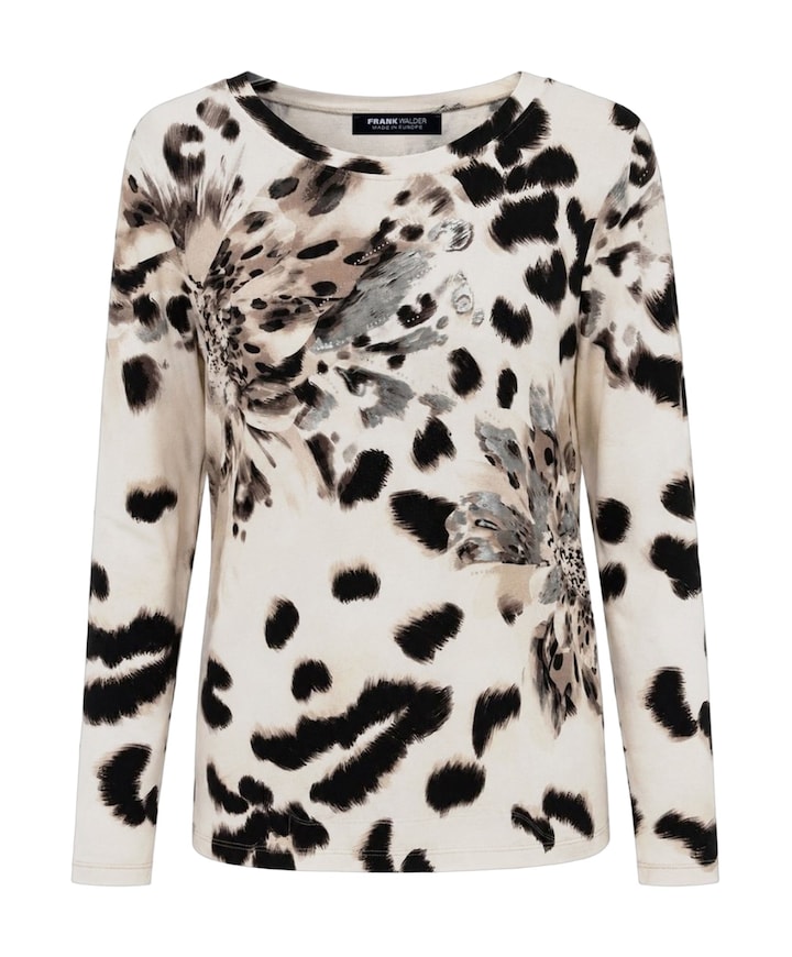Dames longsleeve beige