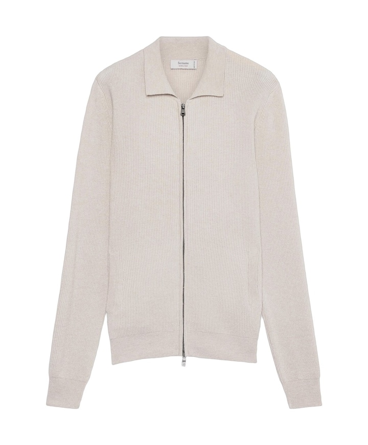 Heren vest beige