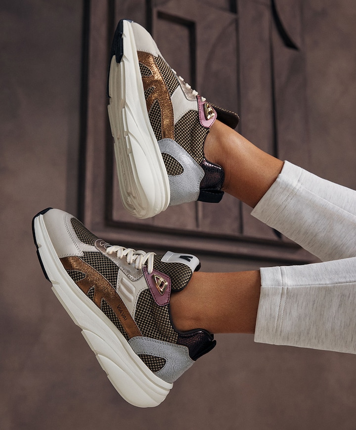 Vic Harmony dames sneakers beige