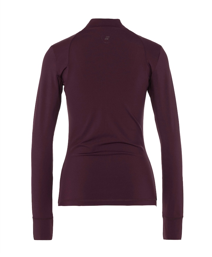 Dames vest bordeaux