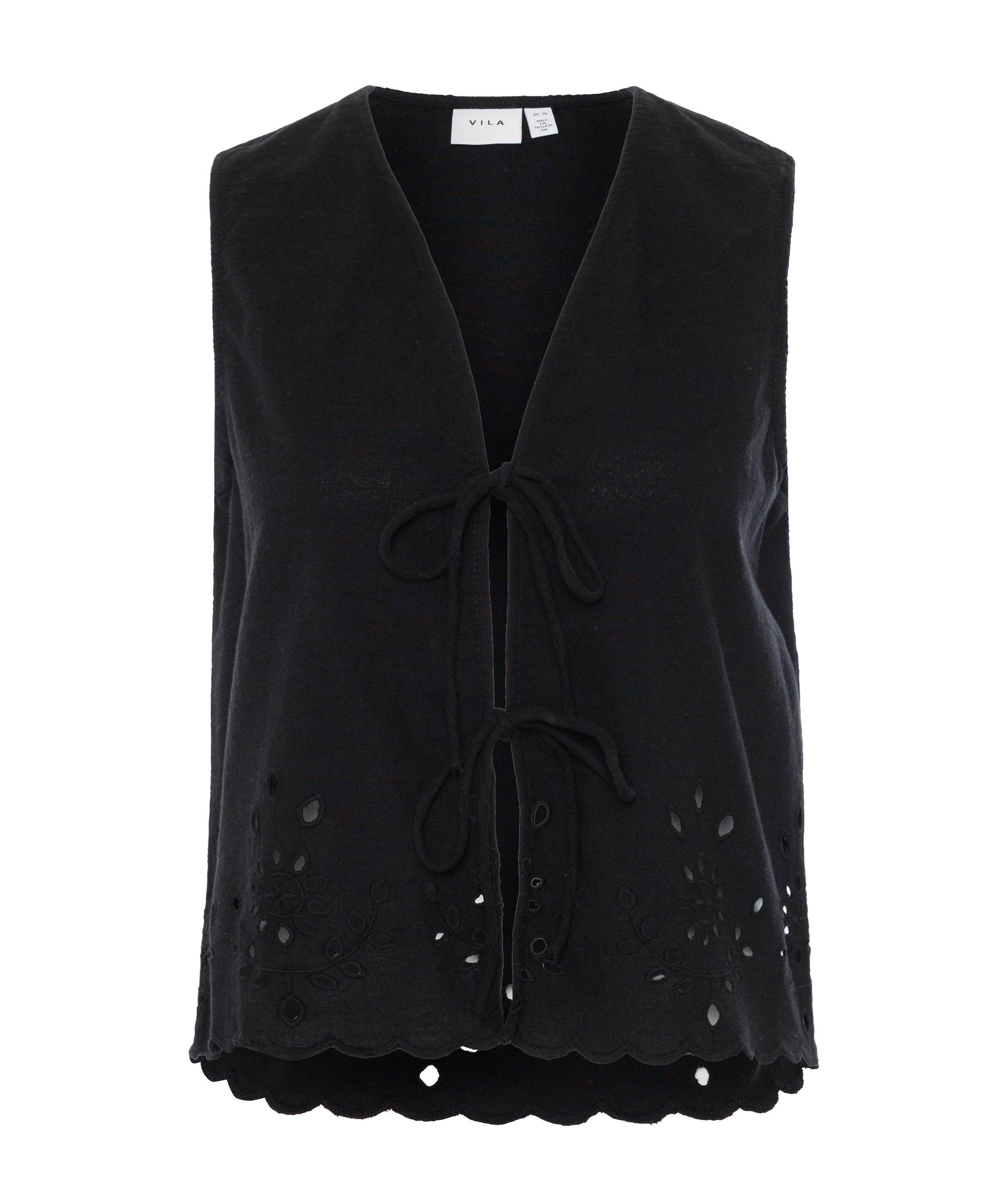 Dames gilet zwart