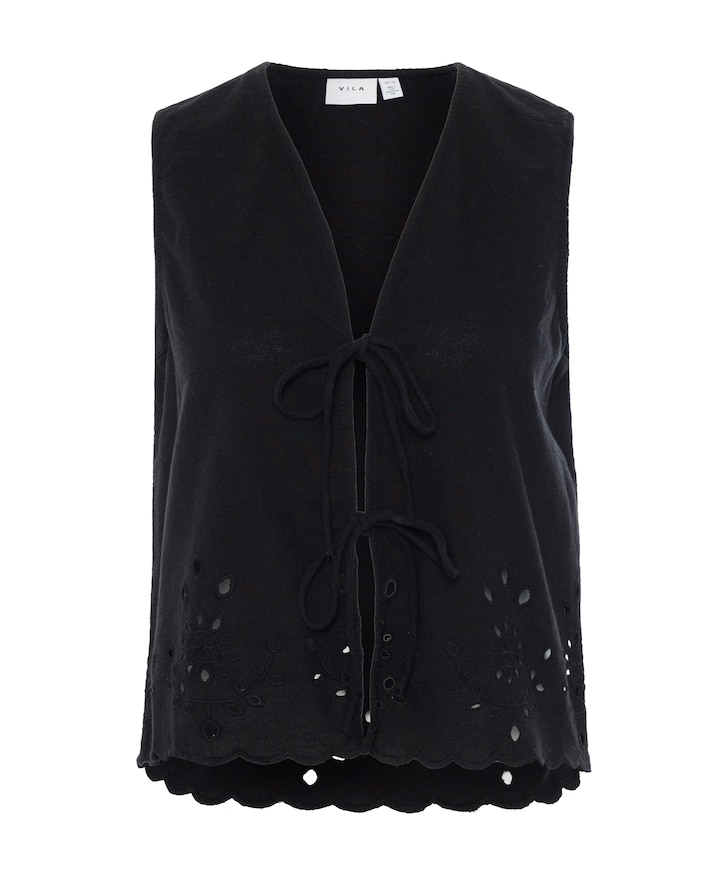Dames gilet zwart
