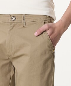 Shorts Chino Stretch heren korte broek beige