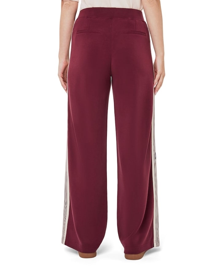 Trousers tape Modal dames broek bordeaux