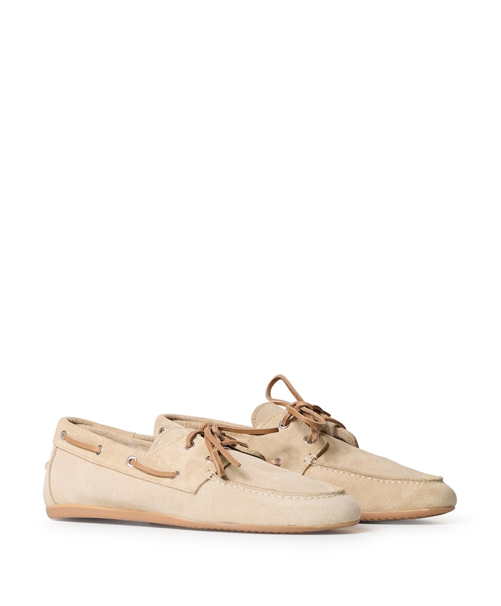 dames loafers beige