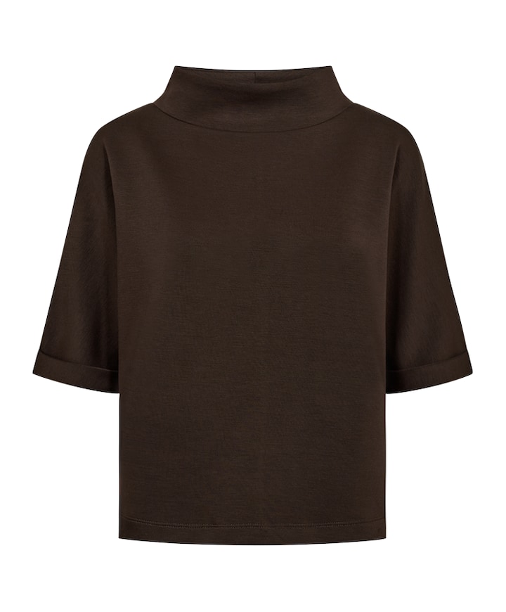 Dames T-shirt bruin