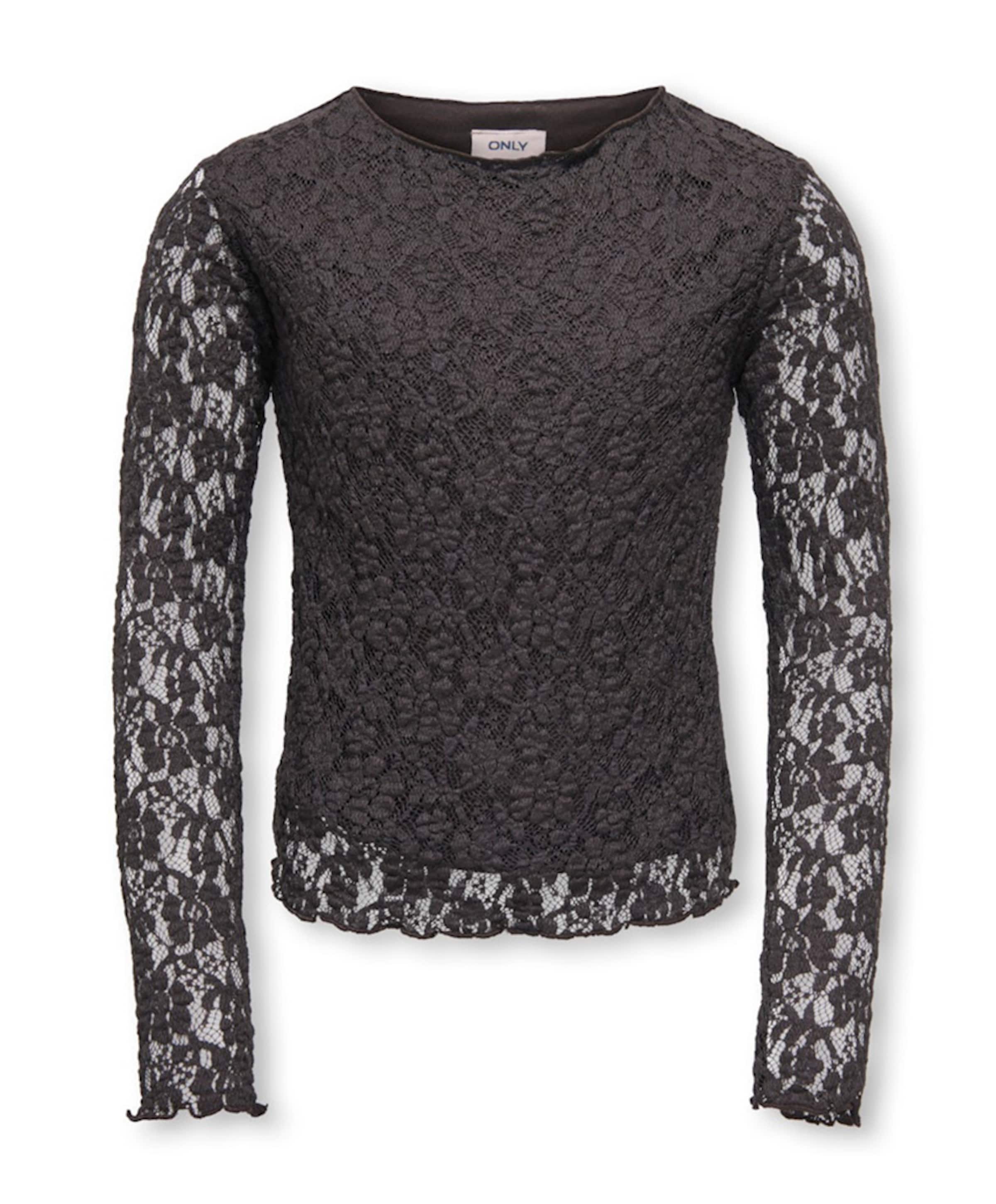 Meisjes longsleeve bruin