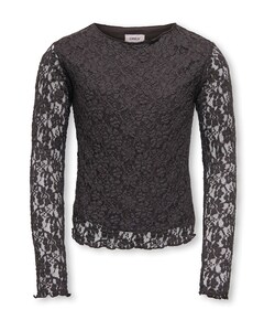 Meisjes longsleeve bruin