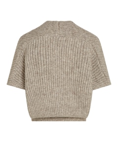 Dames vest bruin