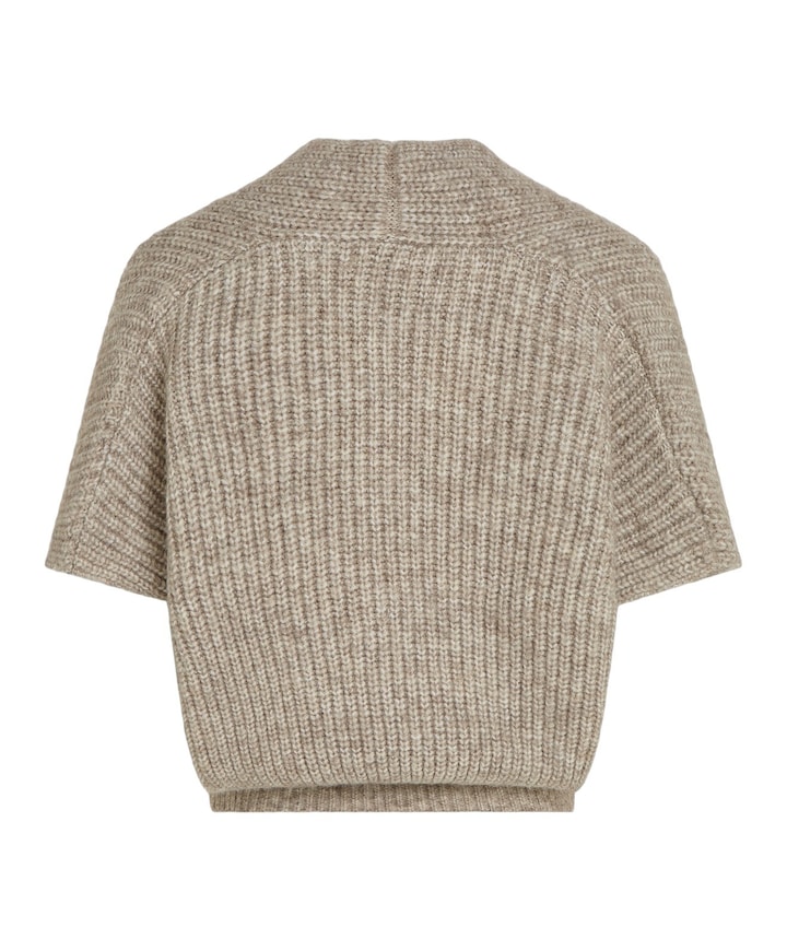 Dames vest bruin