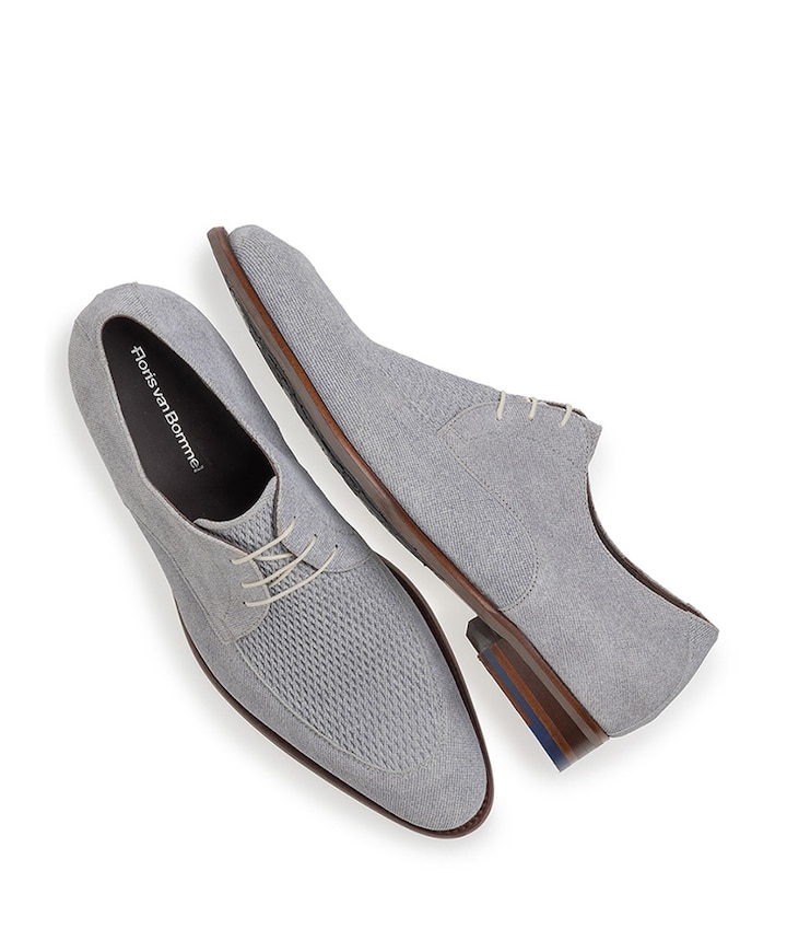 heren veterschoenen grijs
