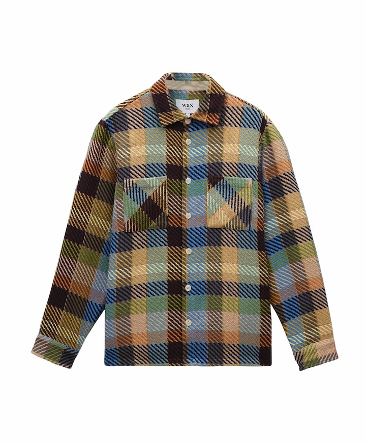 Heren overshirt groen