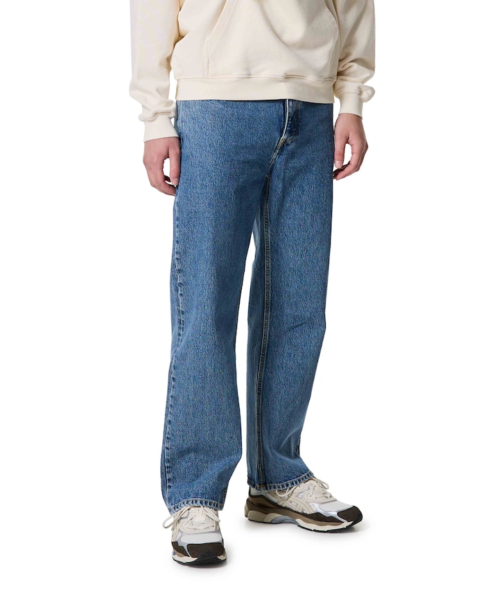 Steve  heren jeans blauw