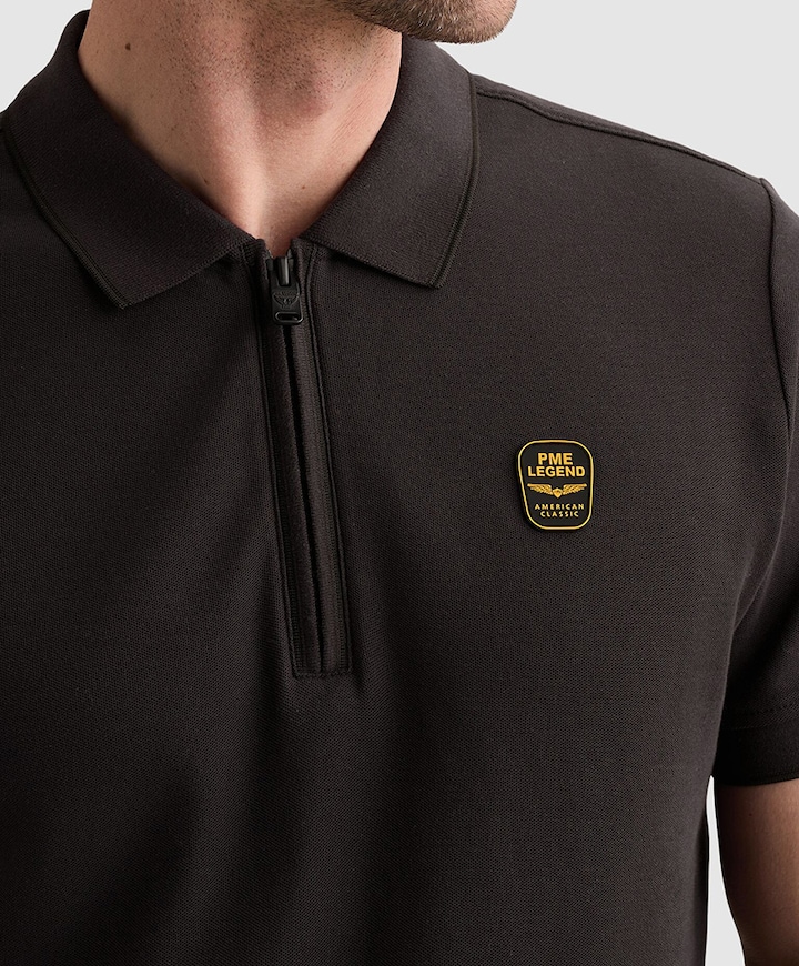 Heren polo blauw
