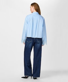 Blouse blauw