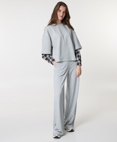 Mini Curve Loose Tall broek grijs