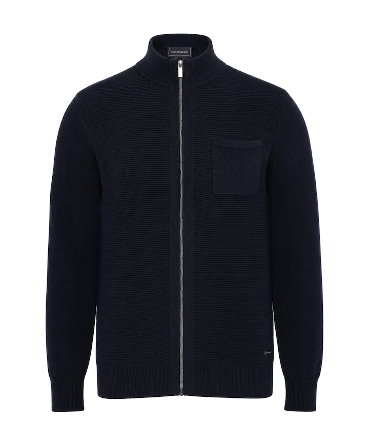 Heren vest blauw