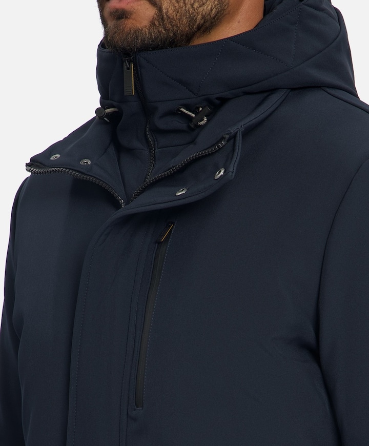 Heren jas blauw
