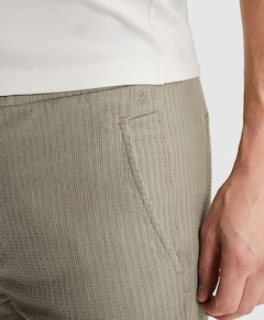 CHINO SHORTS STRUCTURE heren korte broek bruin