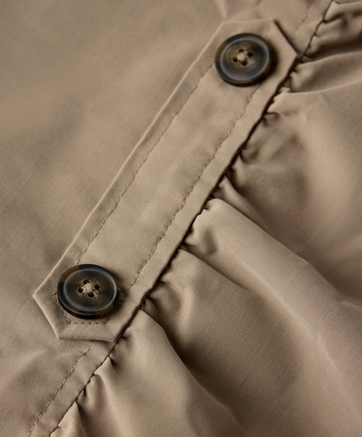 Meisjes jas beige