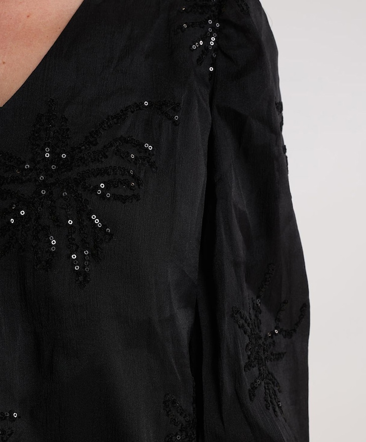 Dames blouse zwart