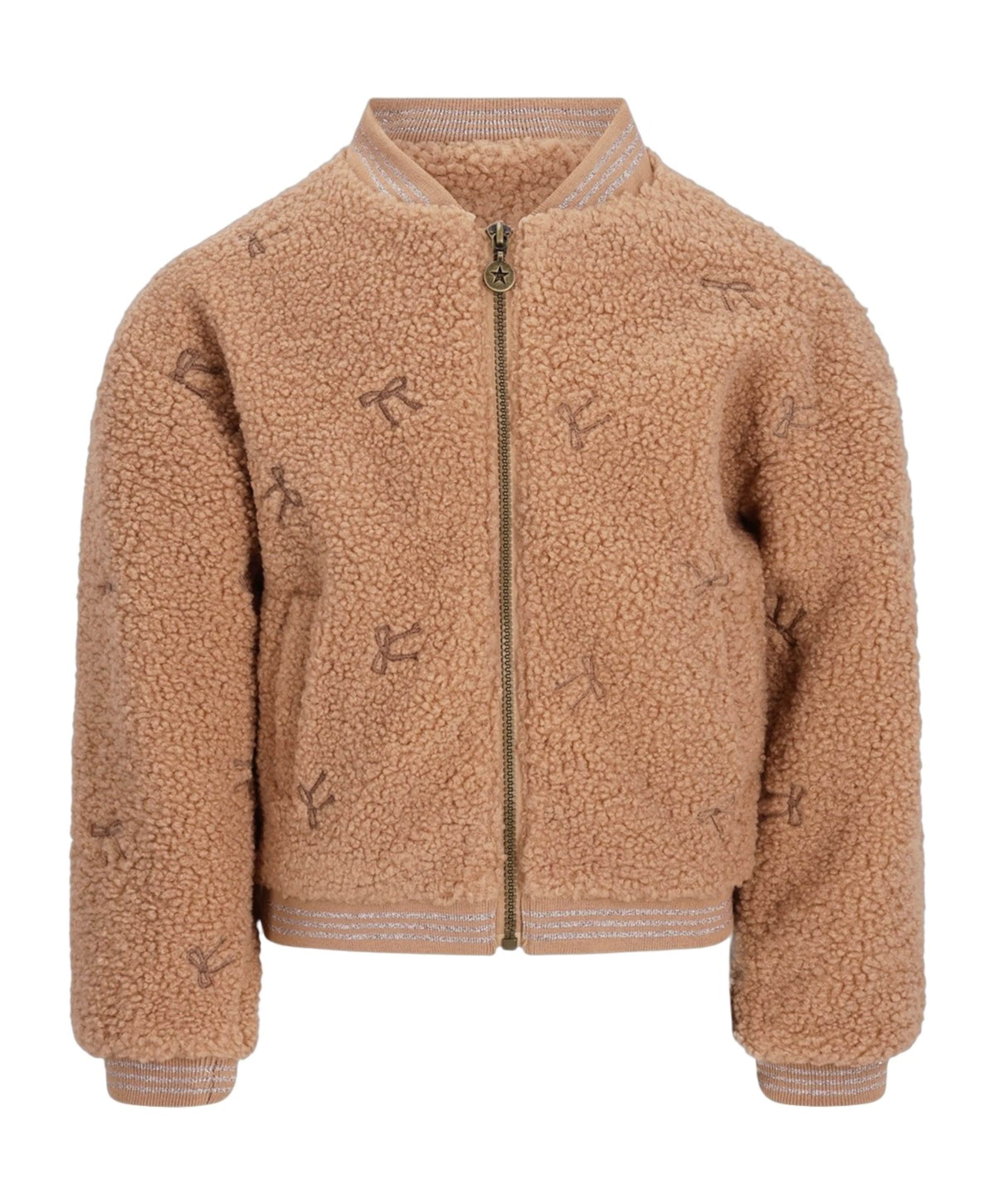 Meisjes jas beige