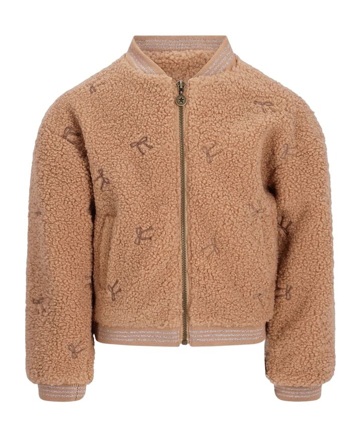 Meisjes jas beige
