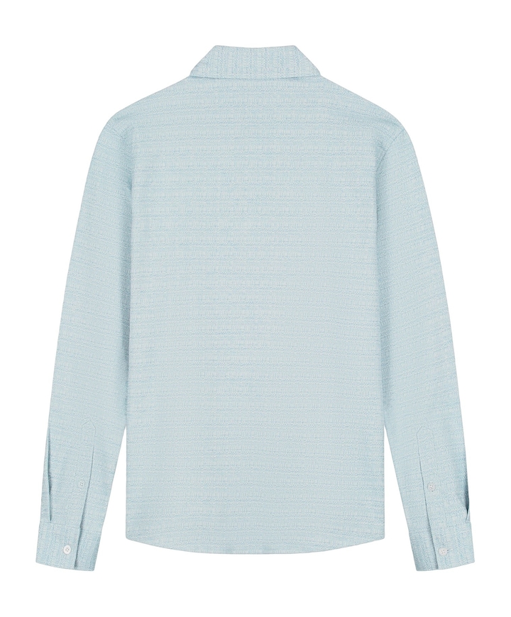Heren overshirt blauw